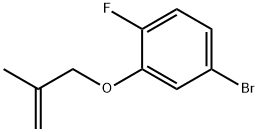 Benzene, 4-bromo-1-fluoro-2-[(2-methyl-2-propen-1-yl)oxy]- Structure