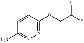 6-(2,2-Difluoroethoxy)pyridazin-3-amine 化学構造式