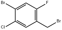 1-溴-4-(溴甲基)-2-氯-5-氟苯,1599276-16-0,结构式