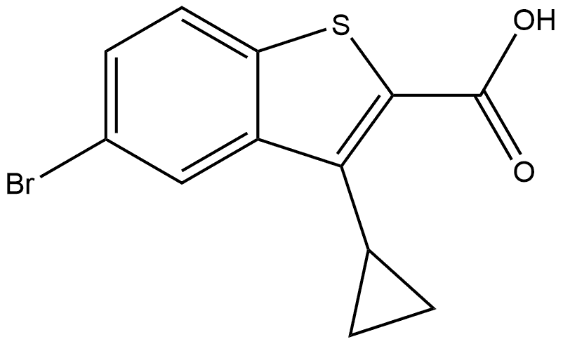 5-bromo-3-cyclopropylbenzo[b]thiophene-2-carboxylic acid|