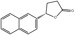 2(3H)-Furanone, dihydro-5-(2-naphthalenyl)-, (5S)- 化学構造式