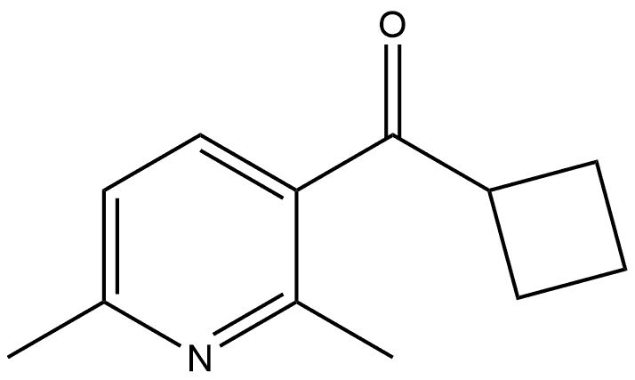 Cyclobutyl(2,6-dimethyl-3-pyridinyl)methanone,1600175-93-6,结构式