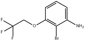 2-Bromo-3-(2,2,2-trifluoroethoxy)aniline 结构式