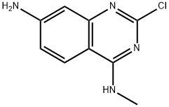 2-Chloro-N-methyl-7-amino-4-quinazolinamine 化学構造式