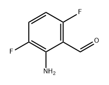 2-氨基-3,6-二氟苯甲醛 结构式