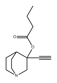 Butanoic acid, 3-ethynyl-1-azabicyclo[2.2.2]oct-3-yl ester