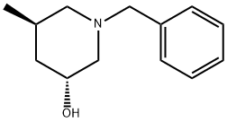 (3R,5R)-1-benzyl-5-methyl-piperidin-3-ol 结构式