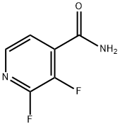 4-Pyridinecarboxamide, 2,3-difluoro- 结构式
