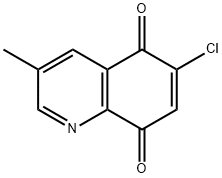 6-Chloro-3-methylquinoline-5,8-dione Struktur
