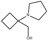 Cyclobutanemethanol, 1-(1-pyrrolidinyl)- Structure