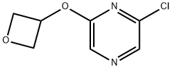 2-Chloro-6-(oxetan-3-yloxy)pyrazine Struktur