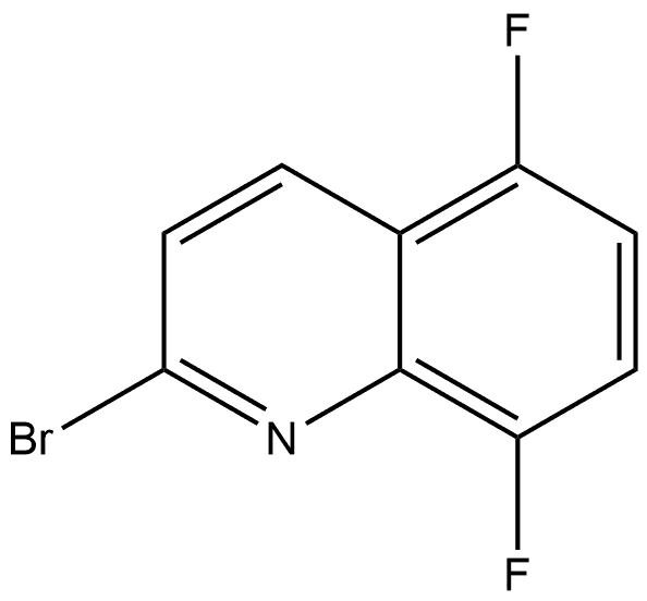 2-bromo-5,8-difluoroquinoline Struktur
