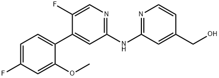 1602486-05-4 (2-((5-fluoro-4-(4-fluoro-2-methoxyphenyl)pyridin-2-yl)amino)pyridin-4-yl)methanol