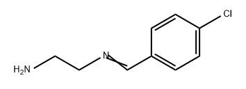 1,2-Ethanediamine, N1-[(4-chlorophenyl)methylene]- Structure