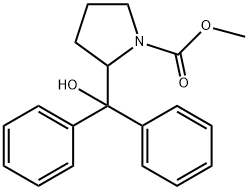 METHYL (2S)-(-)-2-(HYDROXYDIPHENYLMETHY& 结构式