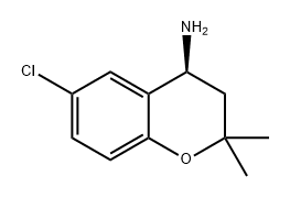 2H-1-Benzopyran-4-amine, 6-chloro-3,4-dihydro-2,2-dimethyl-, (4S)-|(S)-6-氯-2,2-二甲基色满4-胺