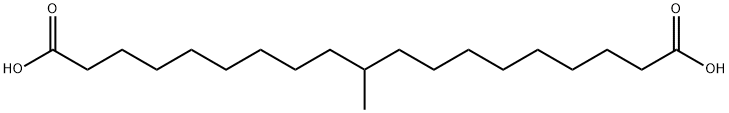 Nonadecanedioic acid, 10-methyl- 结构式