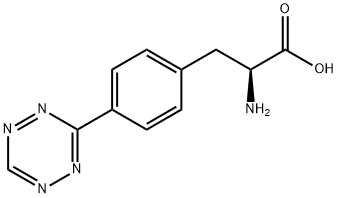 4-(1,2,4,5-tetrazin-3-yl)phenylalanine 结构式