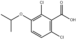 2,6-Dichloro-3-isopropoxybenzoic acid Structure