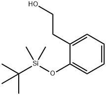 2-(2-((叔-丁基二甲基甲硅烷基)氧代)苯基)乙醇 结构式