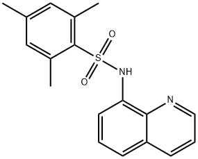 2,4,6-Trimethyl-N-(quinolin-8-yl)benzenesulfonamide,16082-60-3,结构式