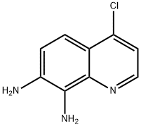 7,8-Quinolinediamine, 4-chloro-