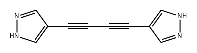 1H-Pyrazole, 4,4'-(1,3-butadiyne-1,4-diyl)bis- Structure