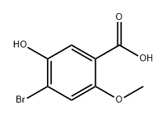 Benzoic acid, 4-bromo-5-hydroxy-2-methoxy-|4-溴-5-羟基-2-甲氧基苯甲酸