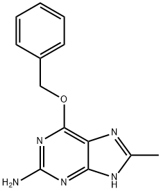 6-(Benzyloxy)-8-methyl-1H-purin-2-amine 化学構造式