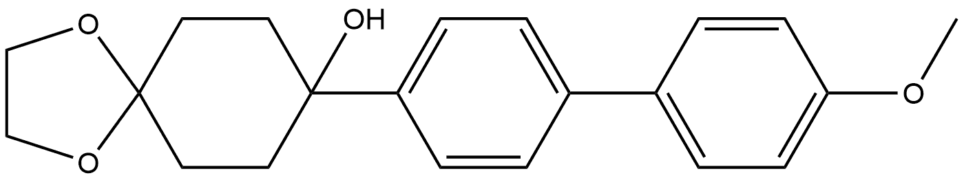 8-(4'-methoxy-[1,1'-biphenyl]-4-yl)-1,4-dioxaspiro[4.5]decan-8-ol|