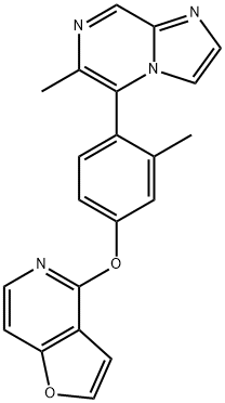 化合物 (RAC)-PF-06256142, 1609580-97-3, 结构式