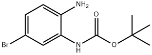 (2-氨基-5-溴苯基)氨基甲酸叔丁酯,1609929-63-6,结构式