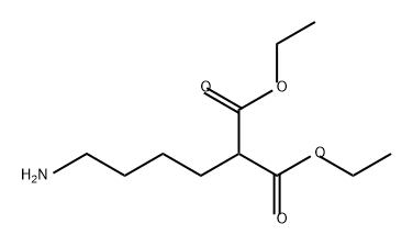 Propanedioic acid, 2-(4-aminobutyl)-, 1,3-diethyl ester Structure