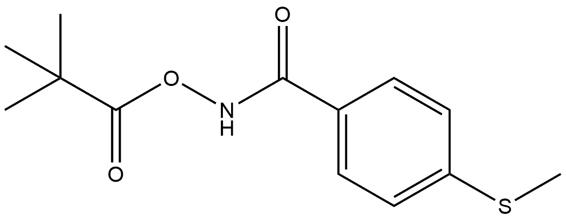1610376-38-9 4-(Methylthio)benzoyl]azanyl 2,2-dimethylpropanoate