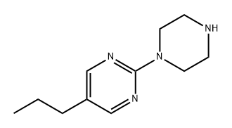 2-(1-哌嗪基)-5-丙基嘧啶 结构式