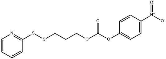 Carbonic acid, 4-nitrophenyl 3-(2-pyridinyldithio)propyl ester Struktur