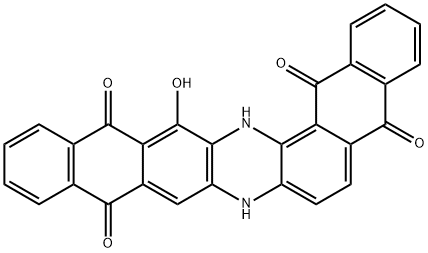 Dinaphtho[2,3-a:2',3'-i]phenazine-5,10,15,18-tetrone, 8,17-dihydro-16-hydroxy- Structure