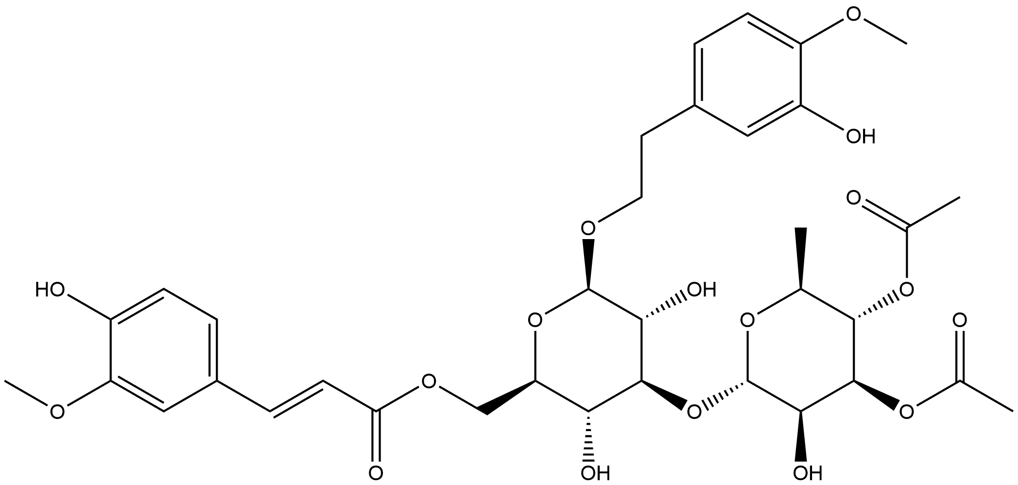 acetylmartynoside B Structure