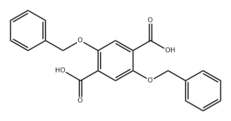 2,5-双(苄氧基)对苯二甲酸 结构式