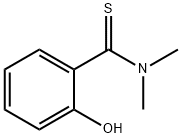 Benzenecarbothioamide, 2-hydroxy-N,N-dimethyl- 化学構造式