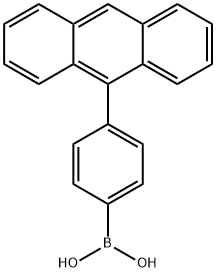 (4-(蒽-9-基)苯基)硼酸, 1615698-39-9, 结构式