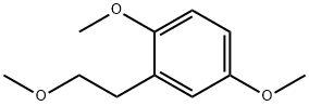 Benzene, 1,4-dimethoxy-2-(2-methoxyethyl)- Struktur