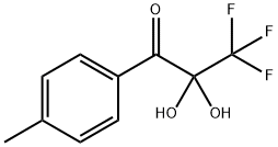 3,3,3-trifluoro-2,2-dihydroxy-1-(4-methylphenyl)propan-1-one Structure