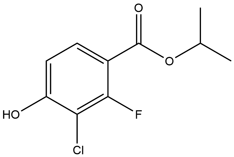 1-Methylethyl 3-chloro-2-fluoro-4-hydroxybenzoate|