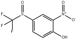 2-硝基-4-三氟甲基亚砜基苯酚,1616682-58-6,结构式