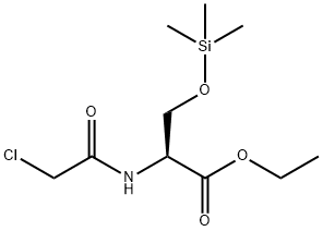 N-(2-Chloroacetyl)-O-(trimethylsilyl)-L-serine ethyl ester,1616862-17-9,结构式