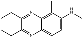 2,3-Diethyl-N,5-dimethylquinoxalin-6-amine,161697-01-4,结构式