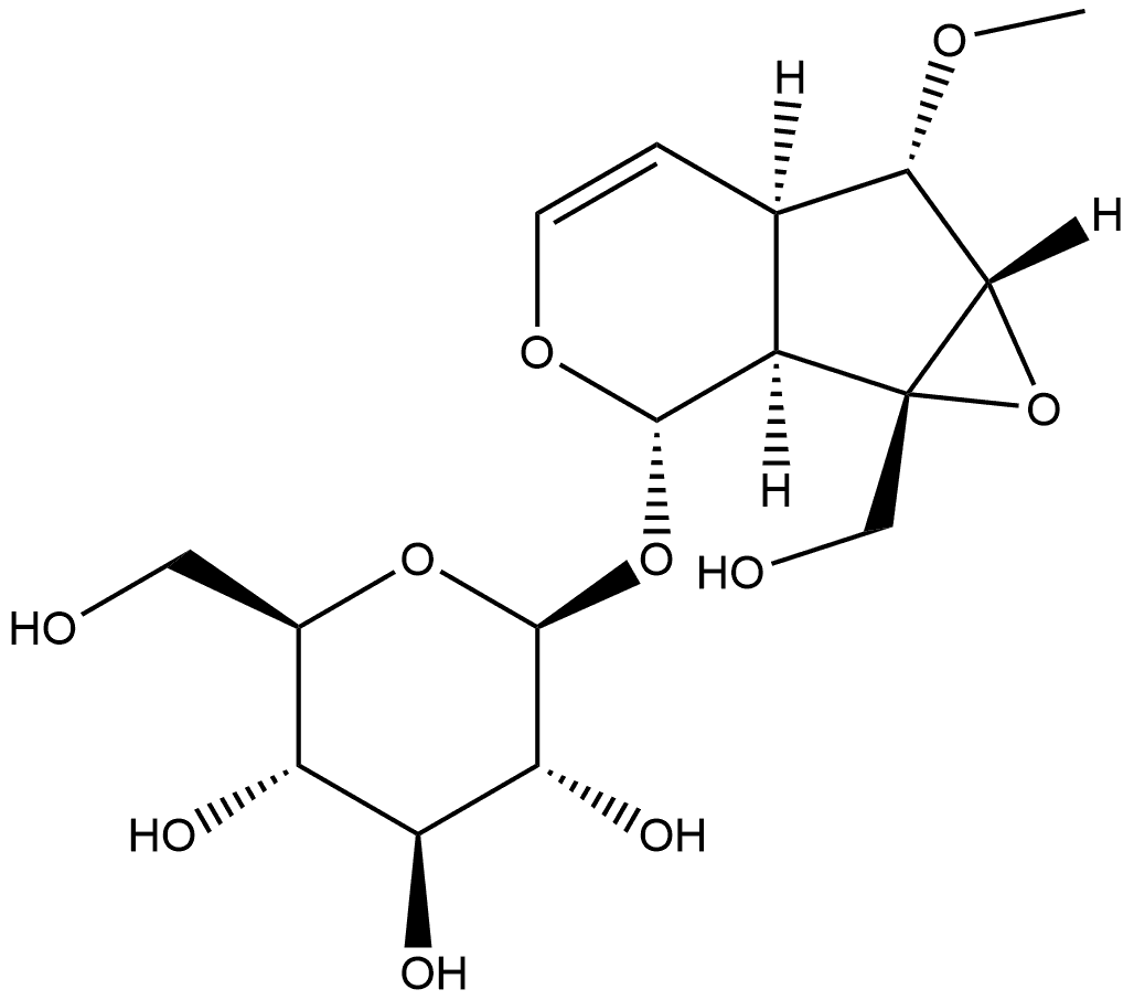 6-O-甲基梓醇, 1617-84-1, 结构式