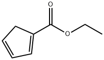 1,3-Cyclopentadiene-1-carboxylic acid ethyl ester,16179-27-4,结构式