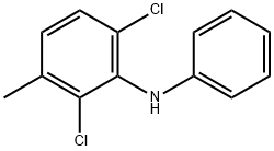 Benzenamine, 2,6-dichloro-3-methyl-N-phenyl- Structure